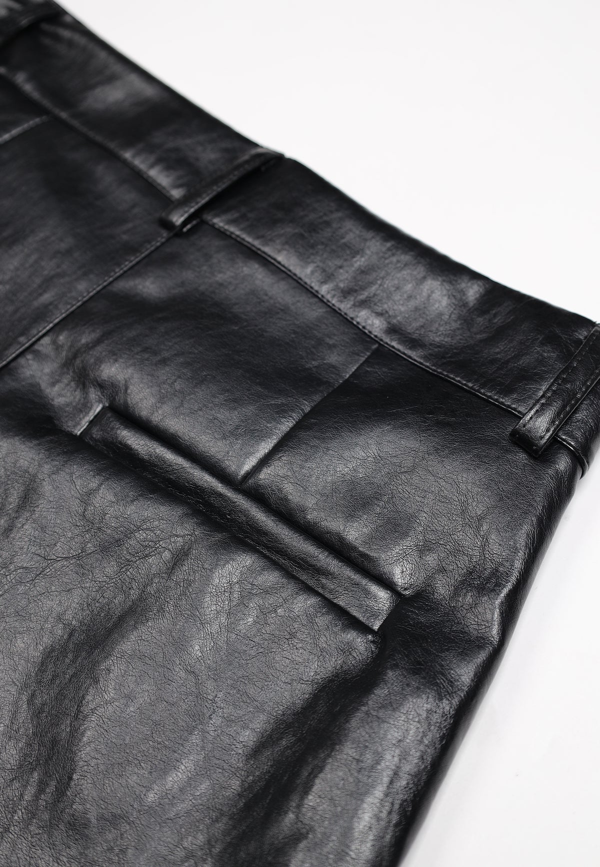 LOREDANA FAUX LEATHER BARREL