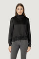 Elisa lace viscose satin blouse
