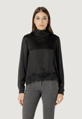 Elisa lace viscose satin blouse