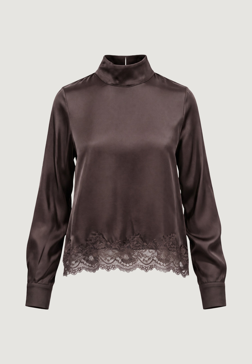 Elisa lace viscose satin blouse