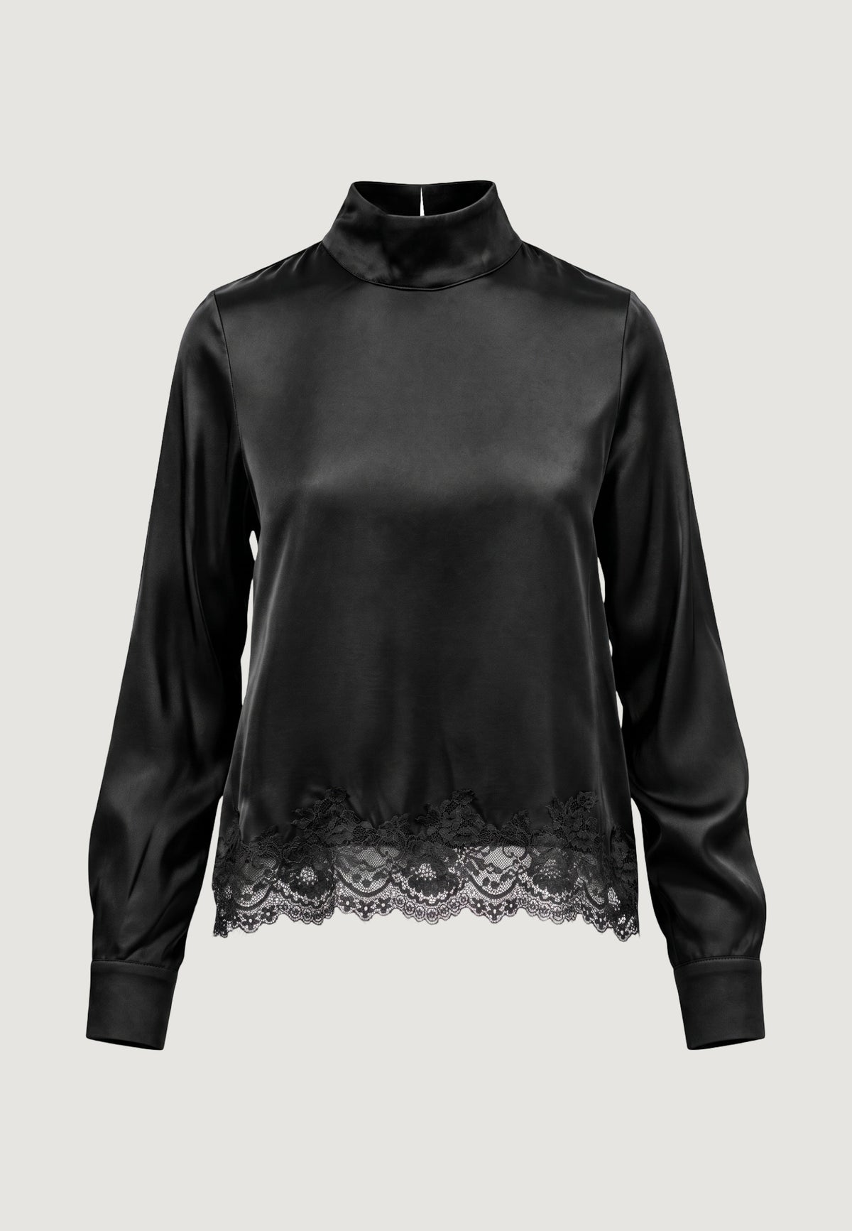 Elisa lace viscose satin blouse
