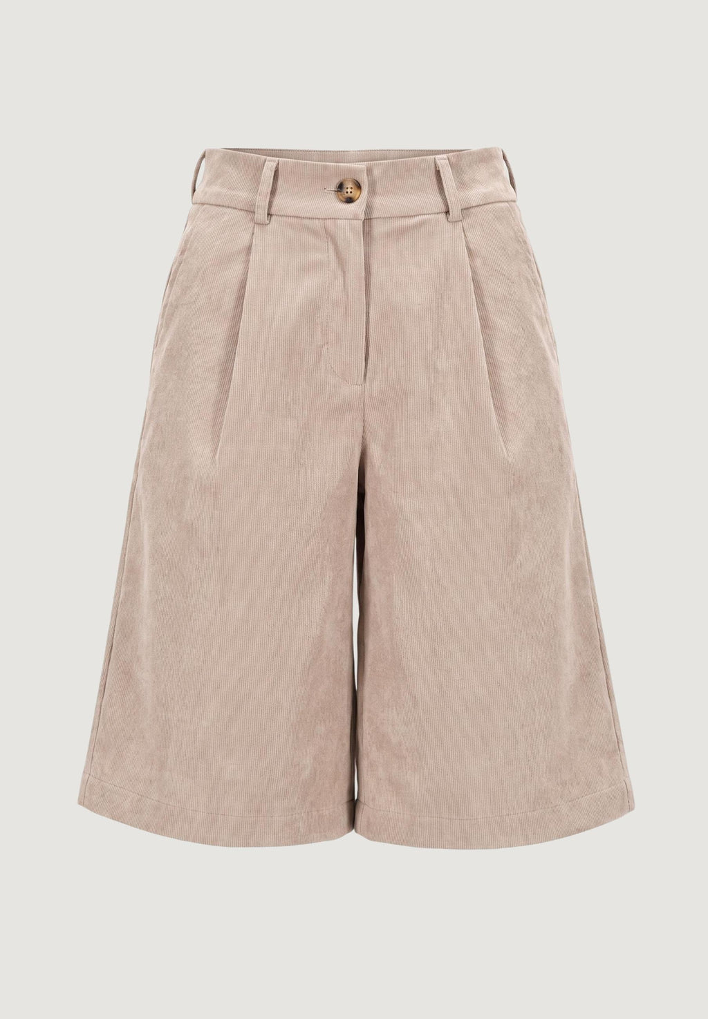alice cord pleat shorts