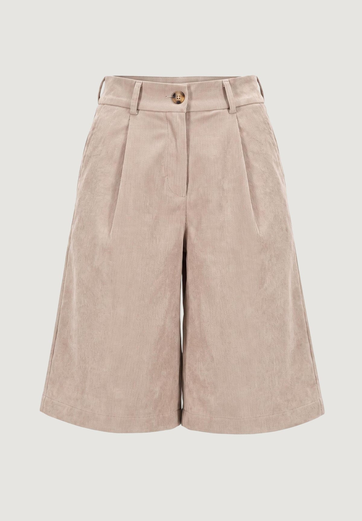 alice cord pleat shorts