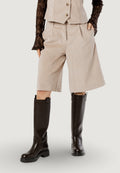 alice cord pleat shorts