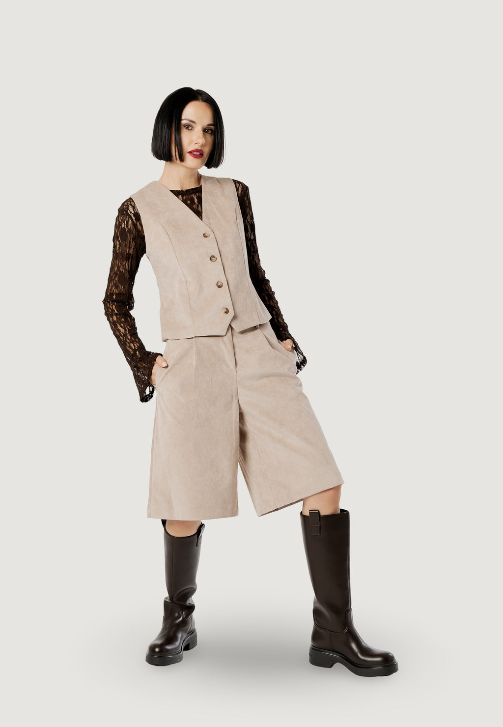 alice cord waistcoat