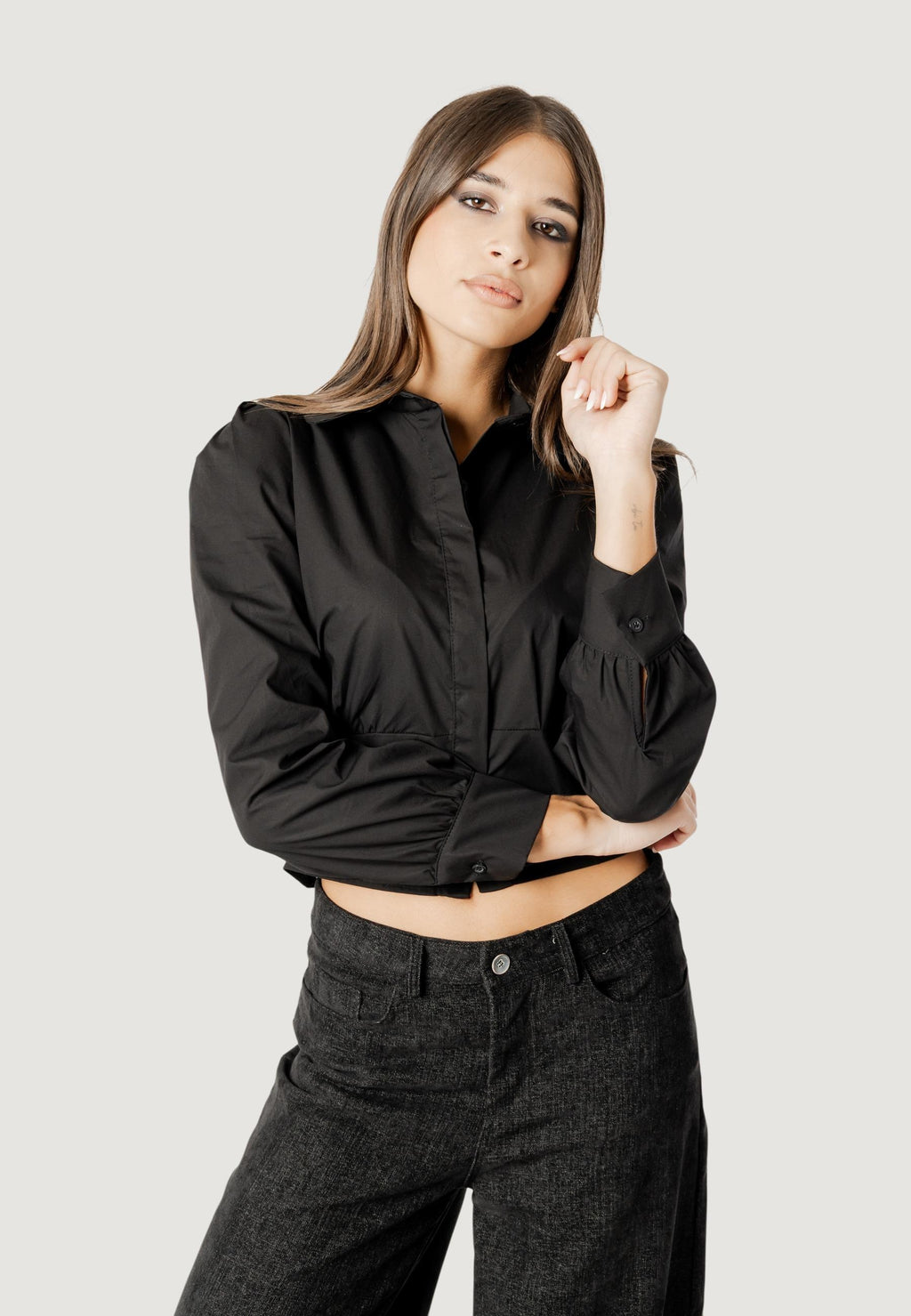 Rita bow jewel shirt