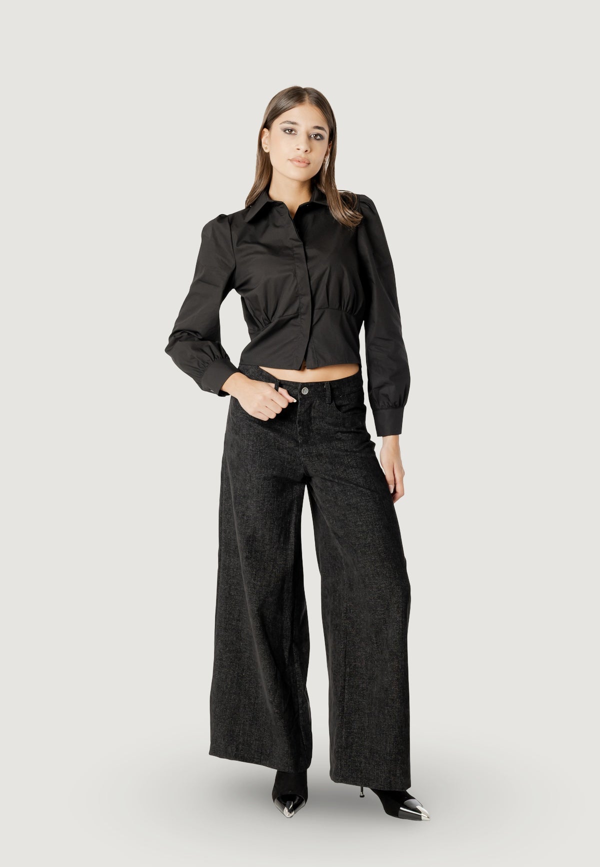 Rita bow jewel shirt