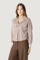 alessia dual print crop shirt