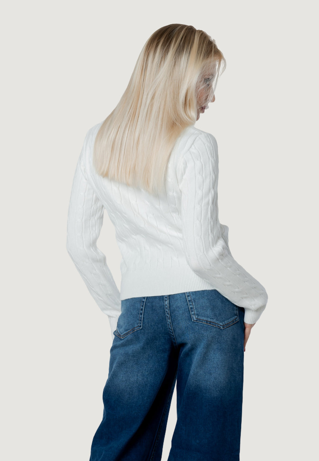 ortensia CABLE POLO KNIT
