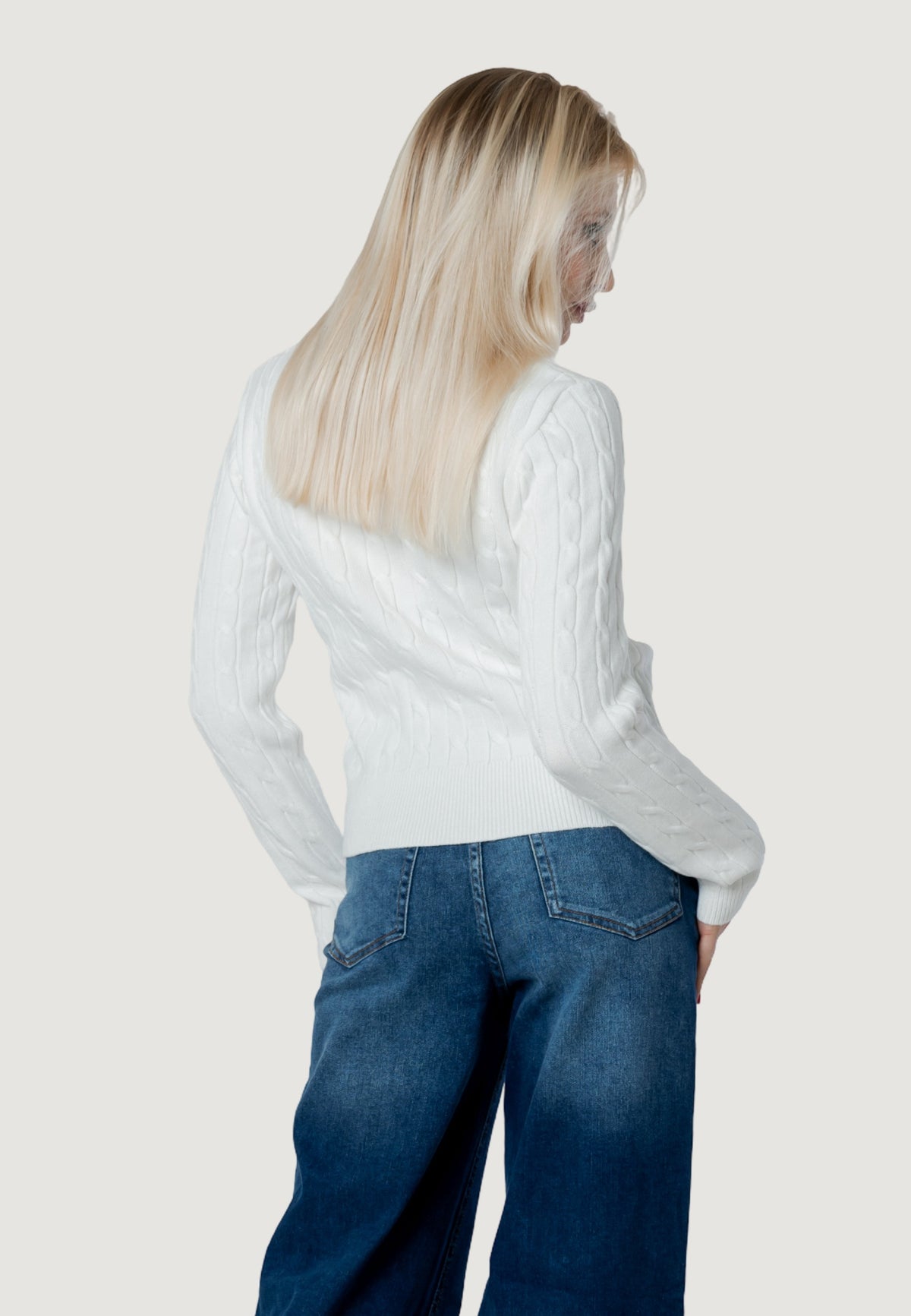 ortensia CABLE POLO KNIT
