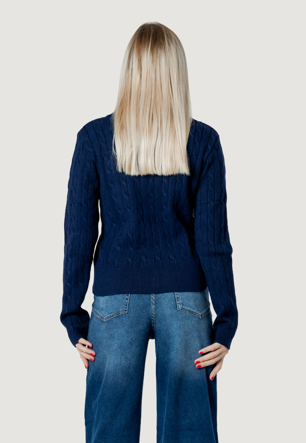 ortensia CABLE POLO KNIT