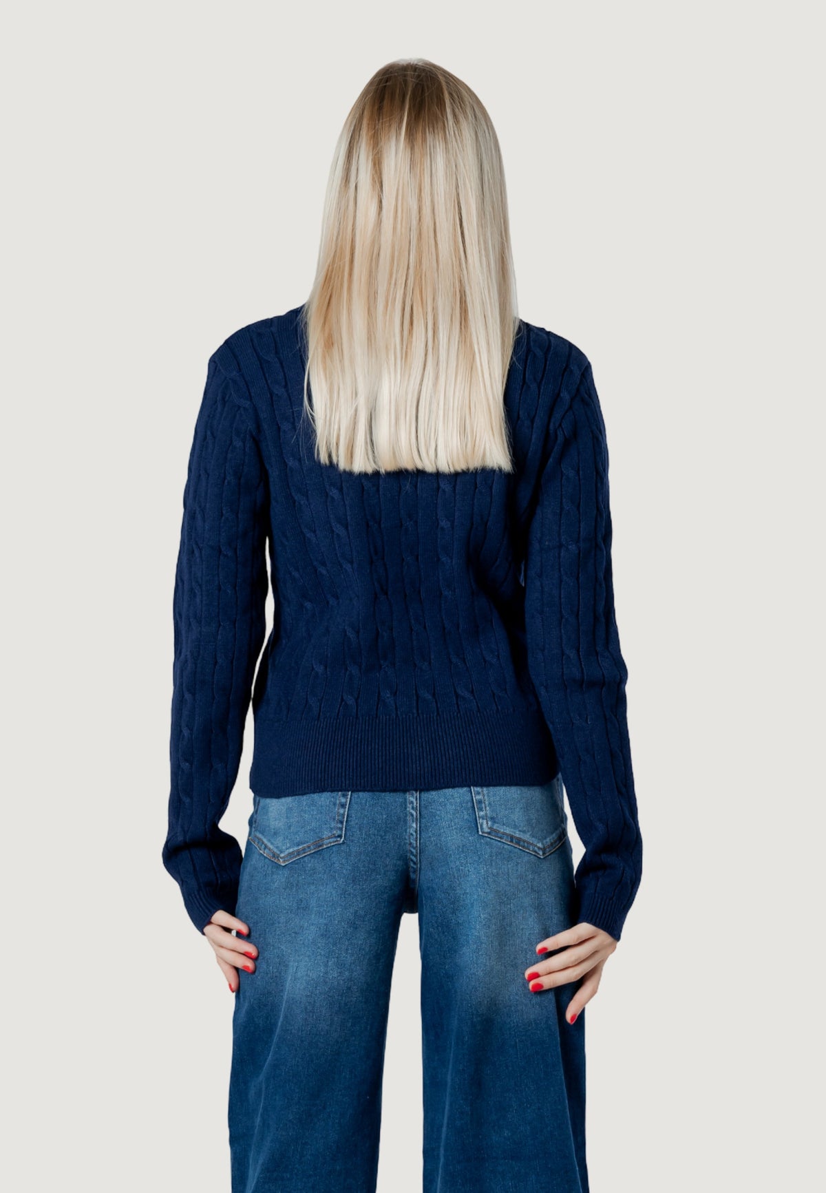 ortensia CABLE POLO KNIT
