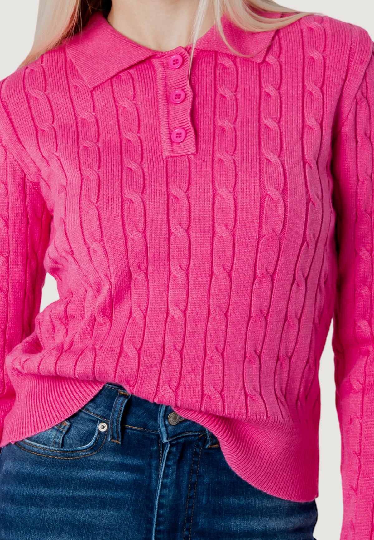ortensia CABLE POLO KNIT