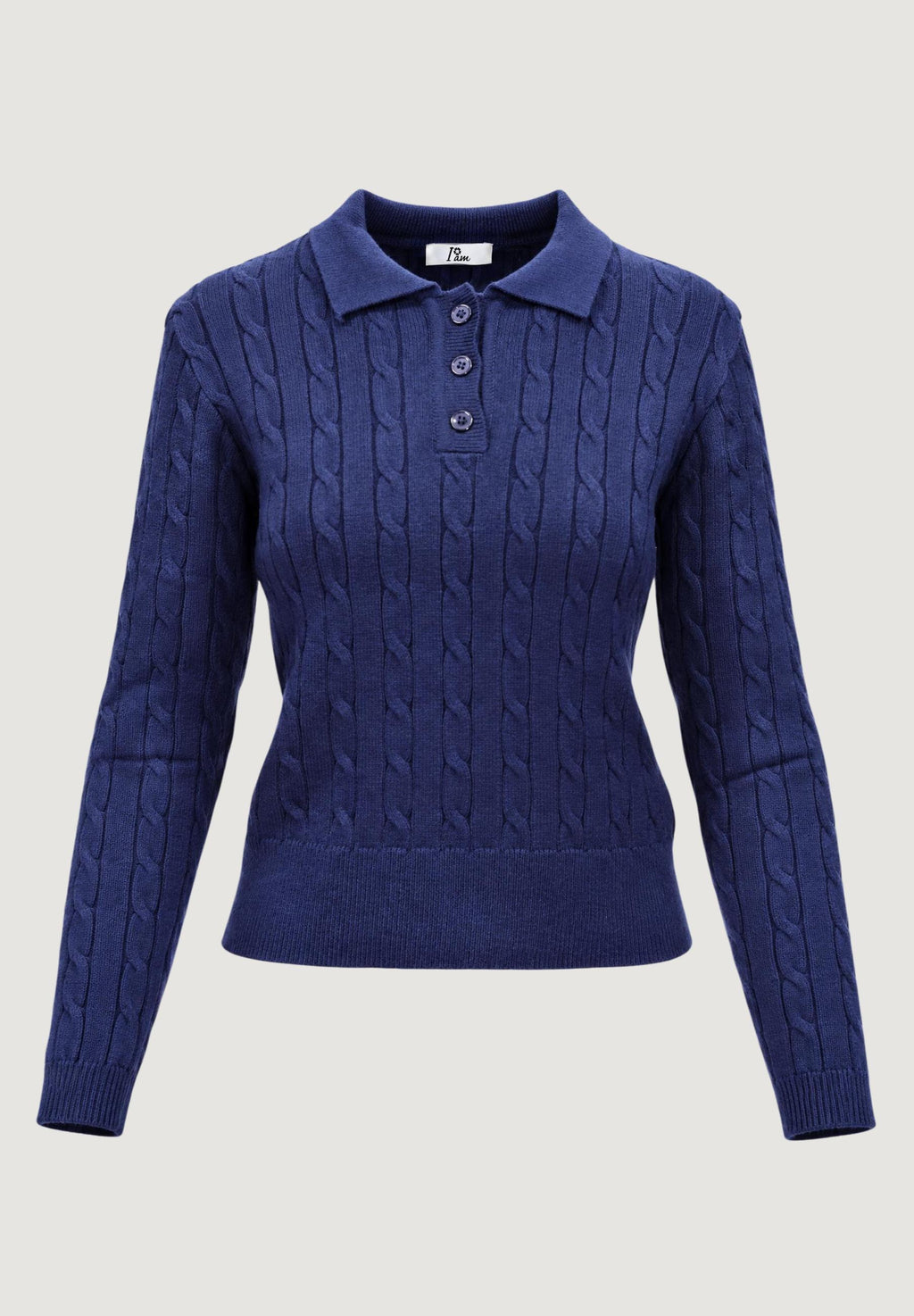 ortensia CABLE POLO KNIT