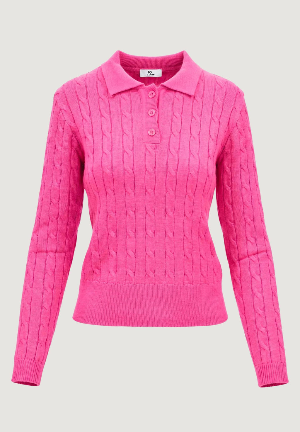 ortensia CABLE POLO KNIT