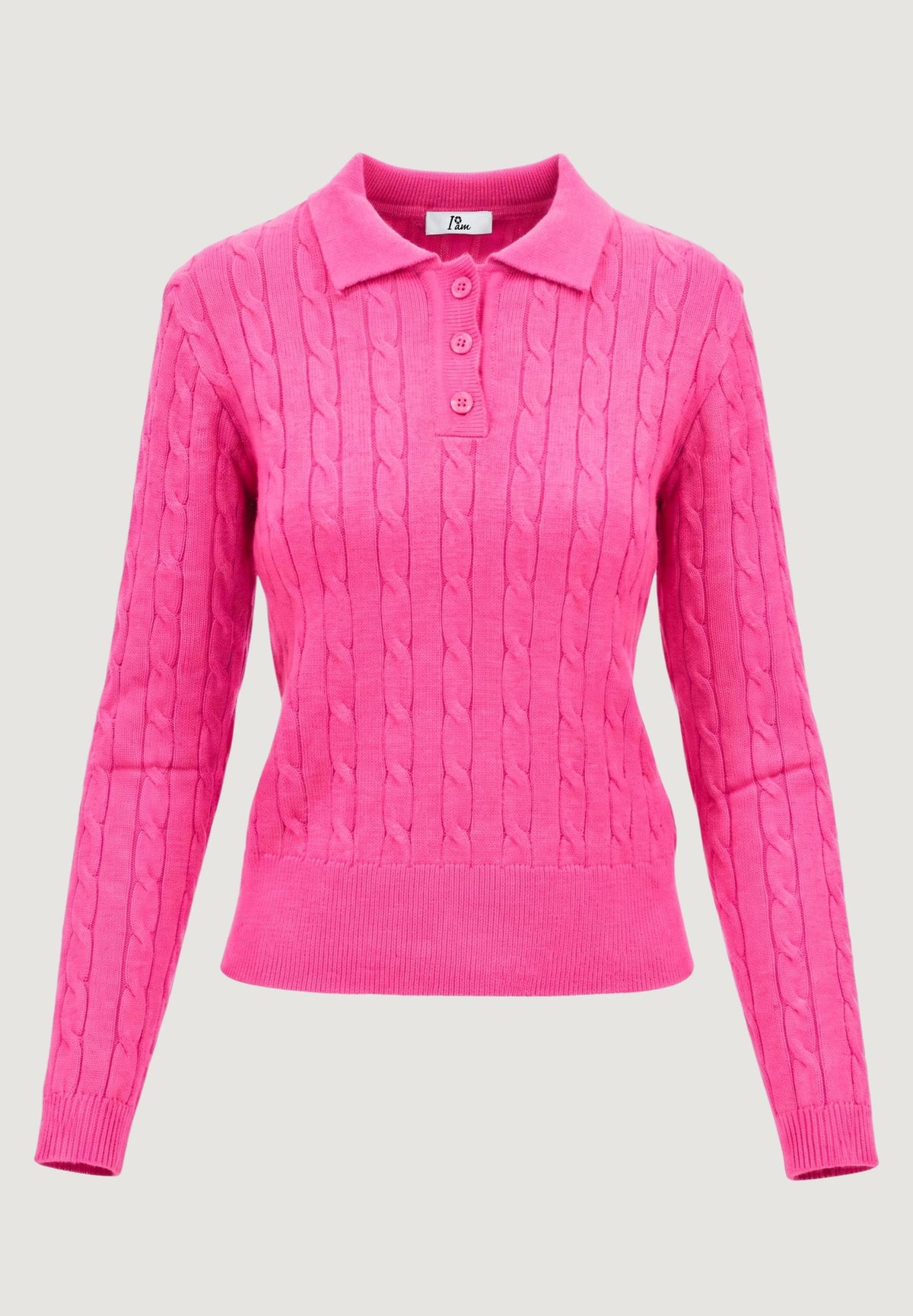 ortensia CABLE POLO KNIT