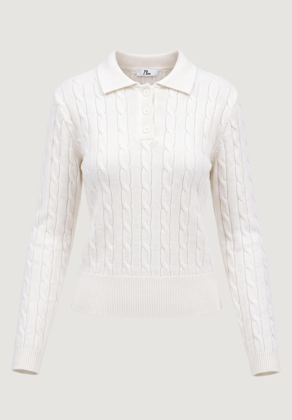 ortensia CABLE POLO KNIT