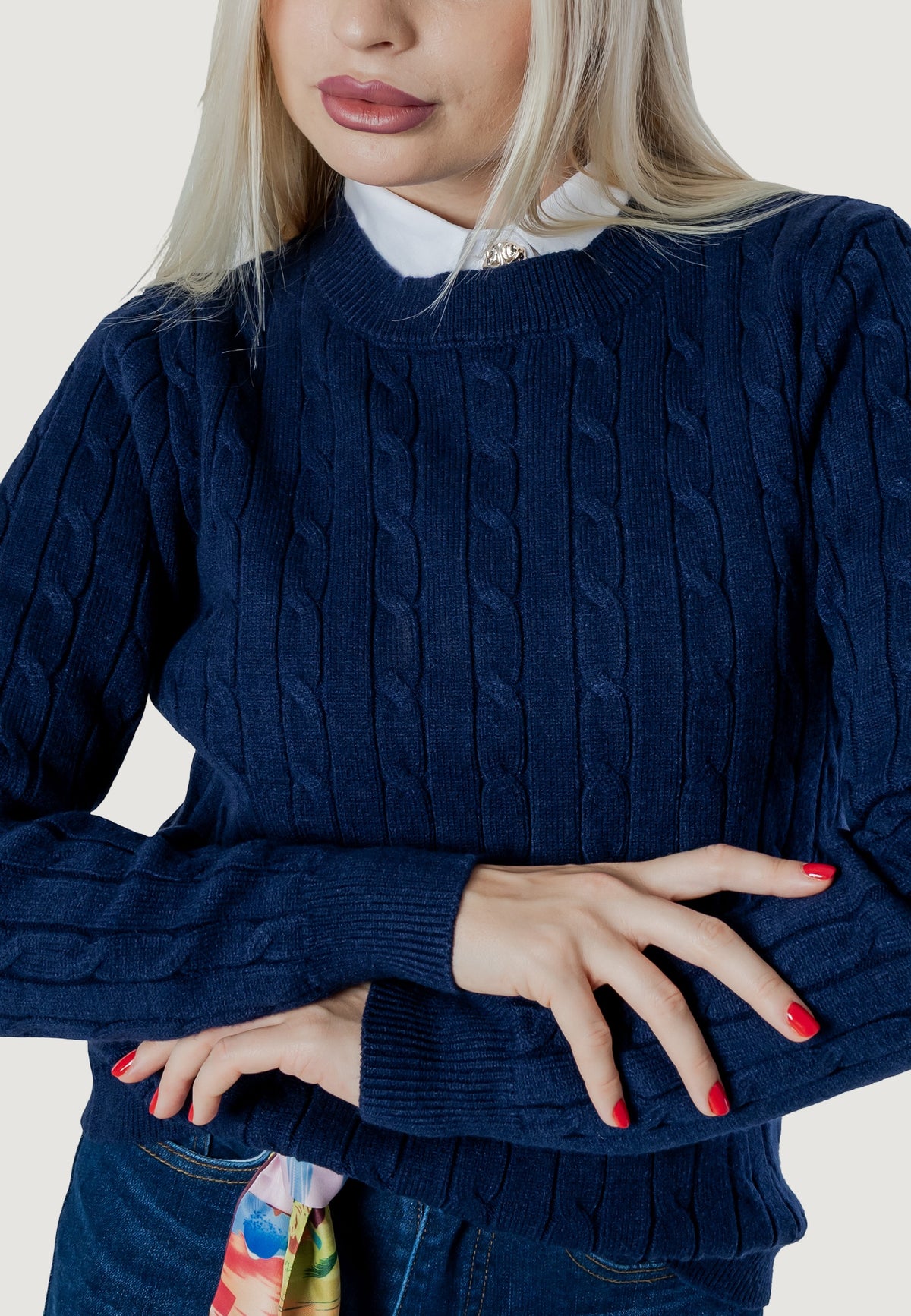 ortensia CABLE CREW KNIT