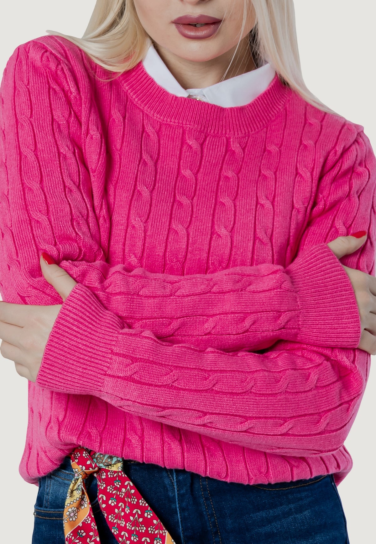 ortensia CABLE CREW KNIT