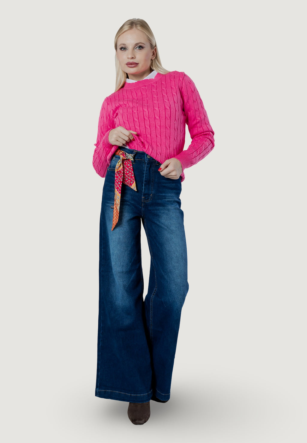 ortensia CABLE CREW KNIT