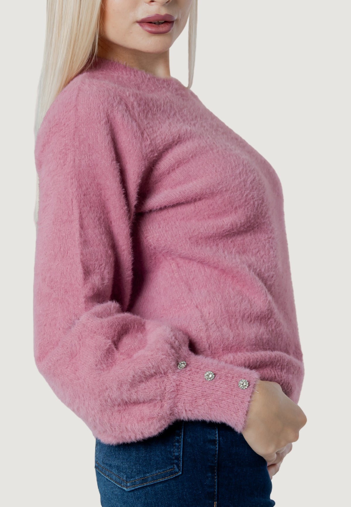 lotus FLUFFY CREW KNIT