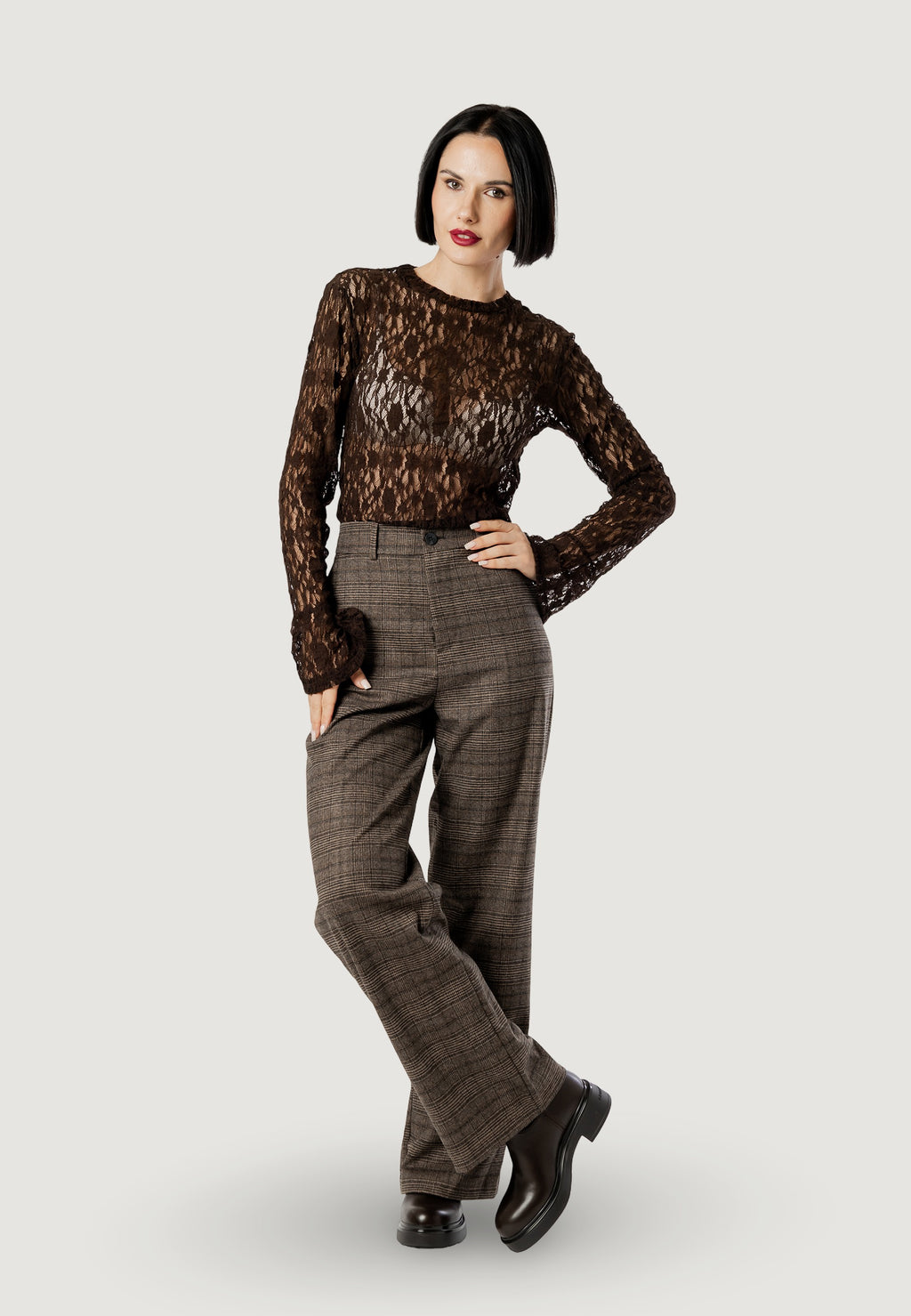 GIORGIA PANT STR CHECK
