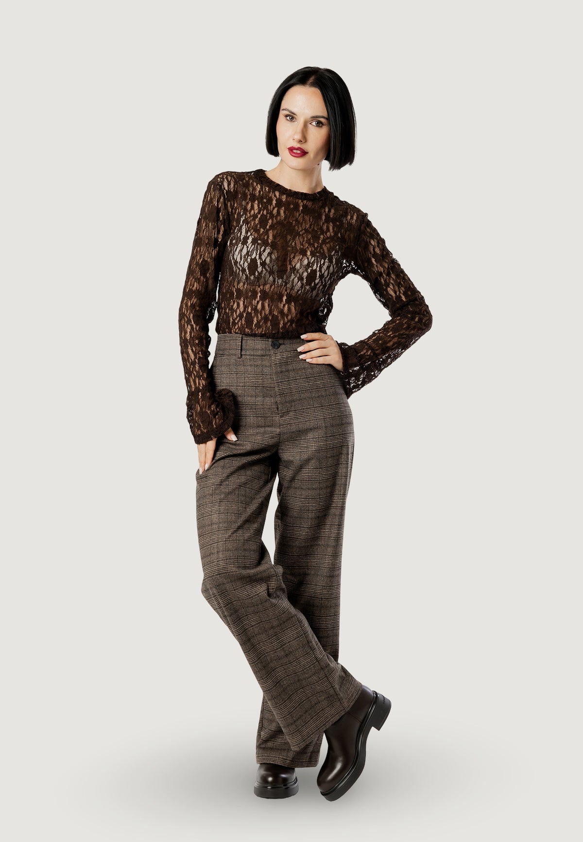 GIORGIA PANT STR CHECK