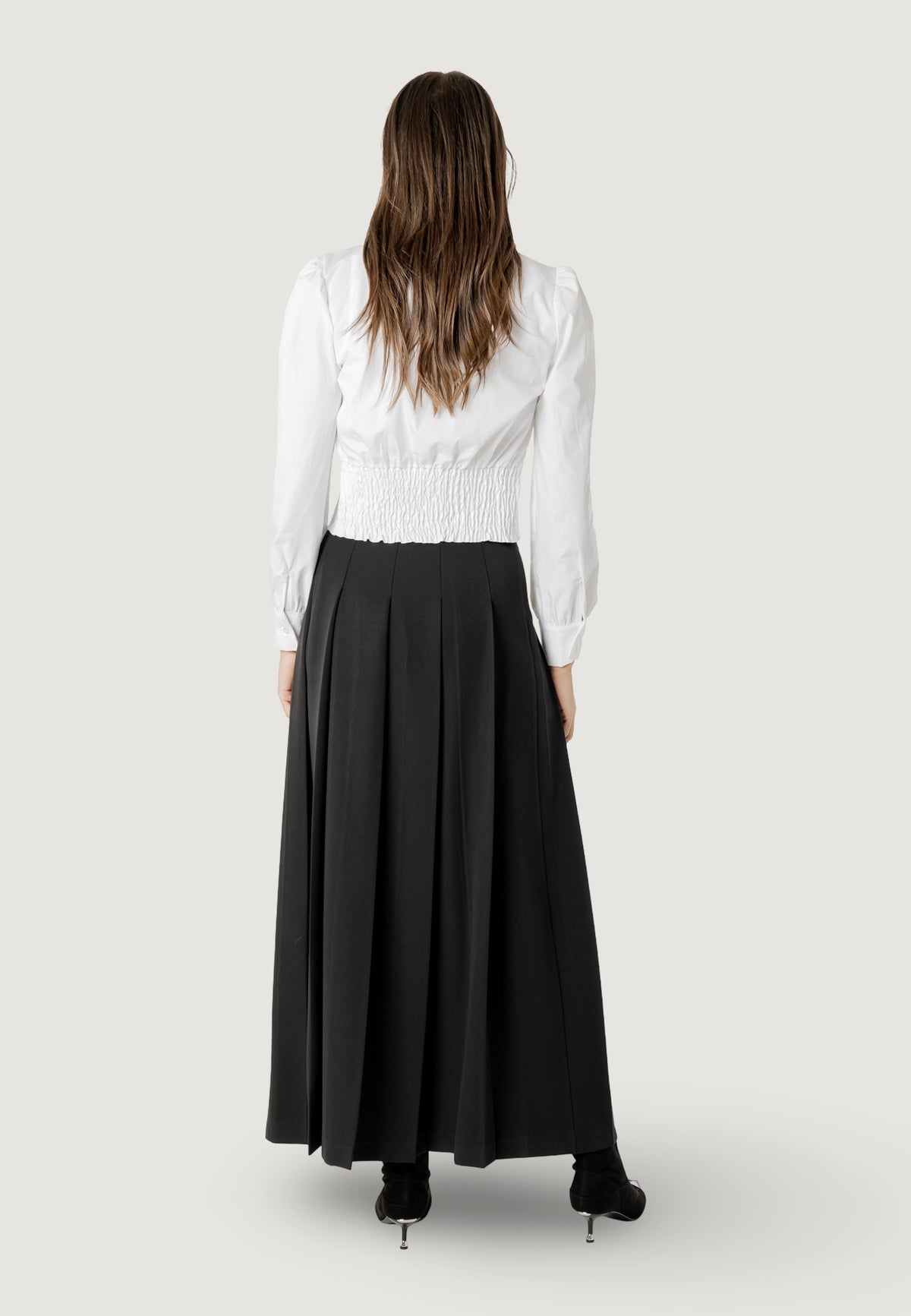 CHRYSLER PLEATED MAXI SKIRT