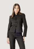 ROCKEFELLER PINSTRIPE MANDARIN BLAZER