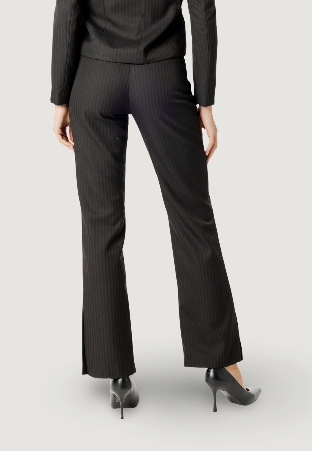 ROCKEFELLER PINSTRIPE FLARED PANTS
