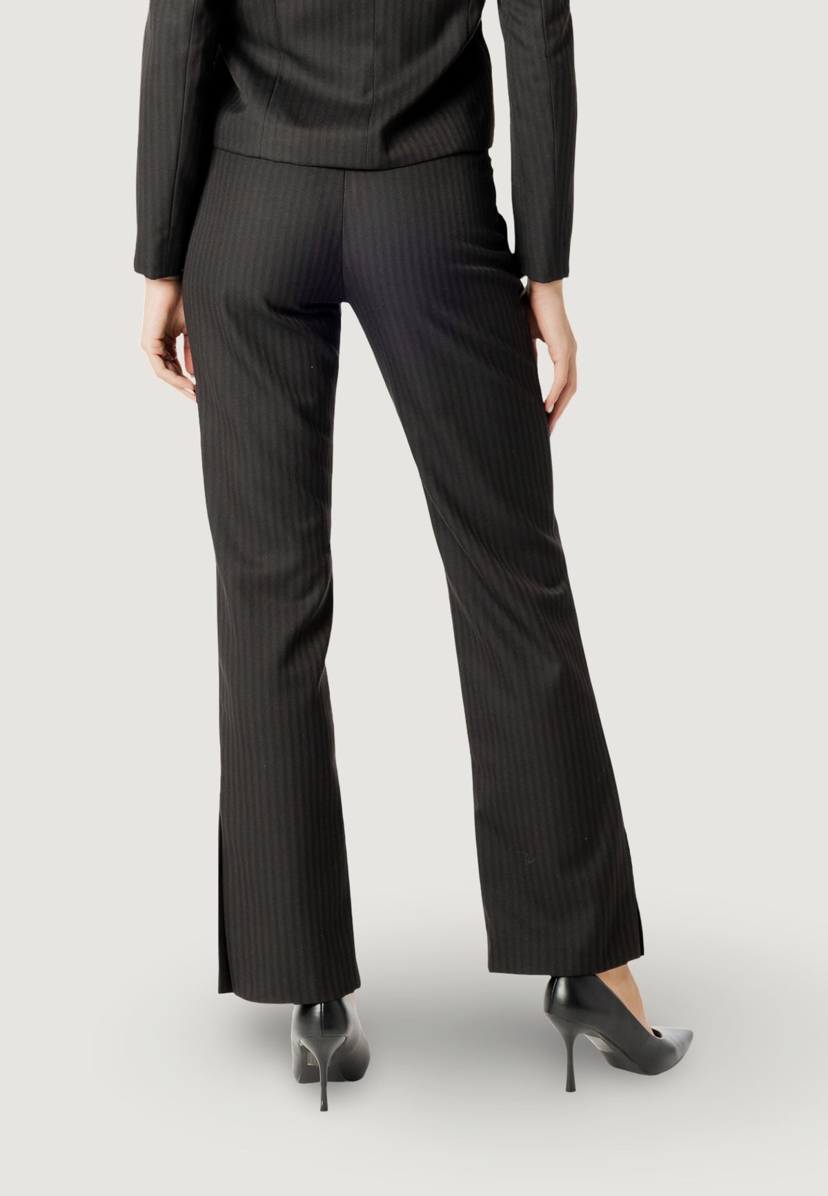 ROCKEFELLER PINSTRIPE FLARED PANTS
