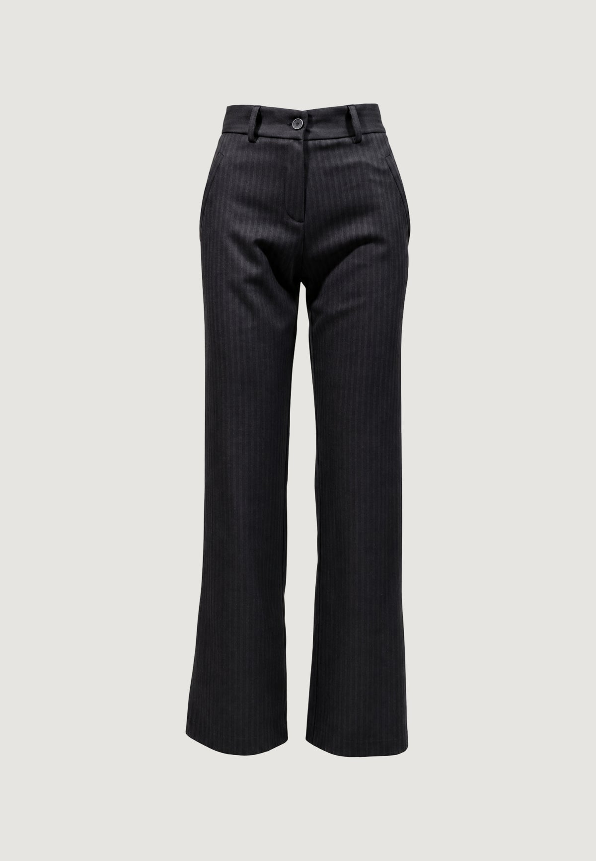 ROCKEFELLER PINSTRIPE FLARED PANTS