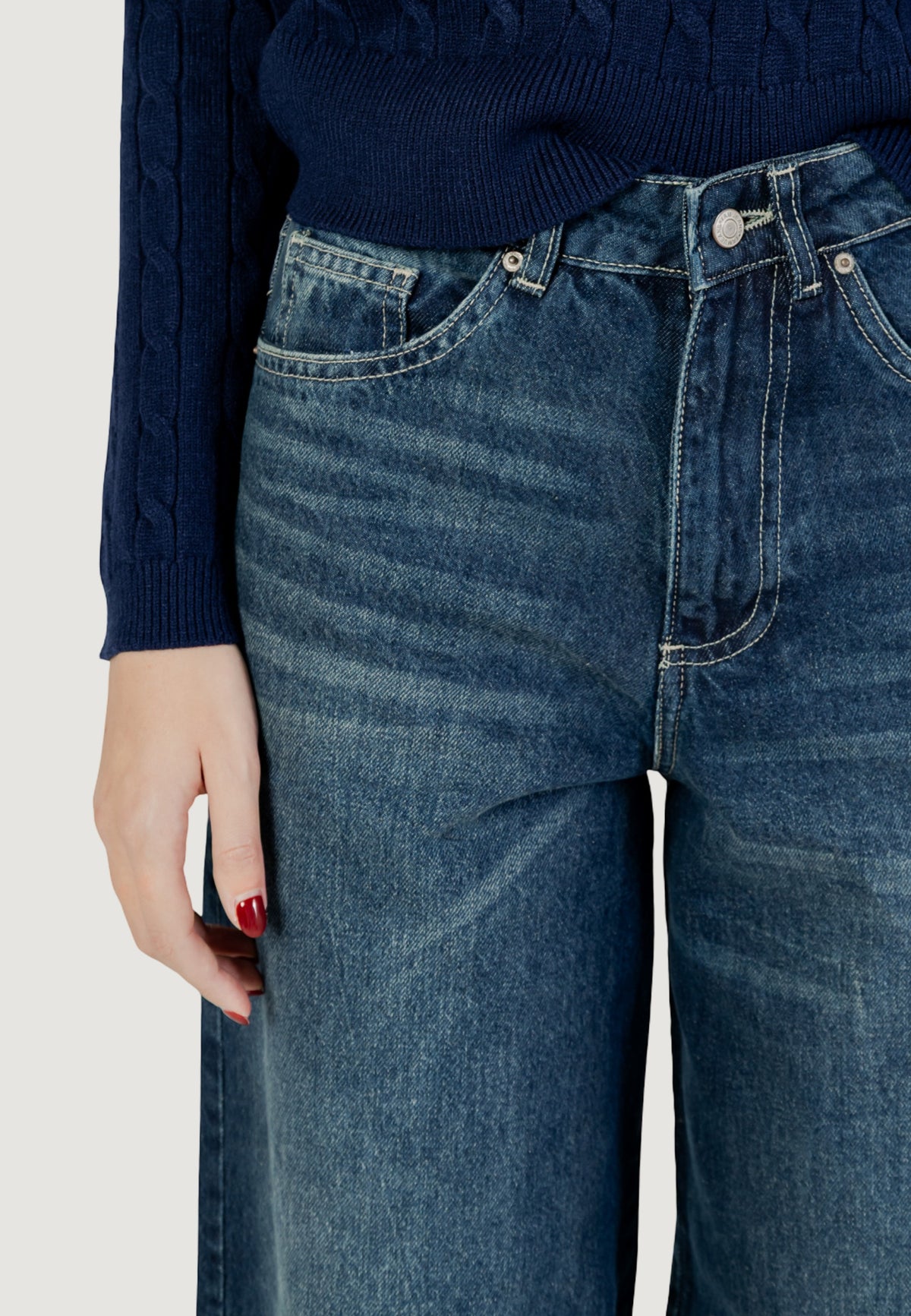 PANT. DENIM MOD. BARREL
