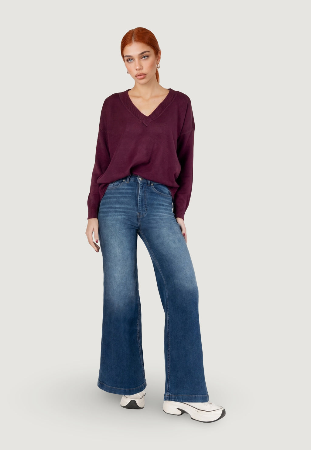 PANT. DENIM MOD PALAZZO