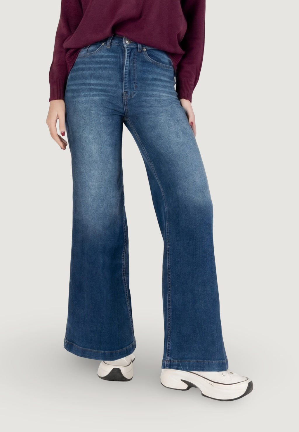 PANT. DENIM MOD PALAZZO
